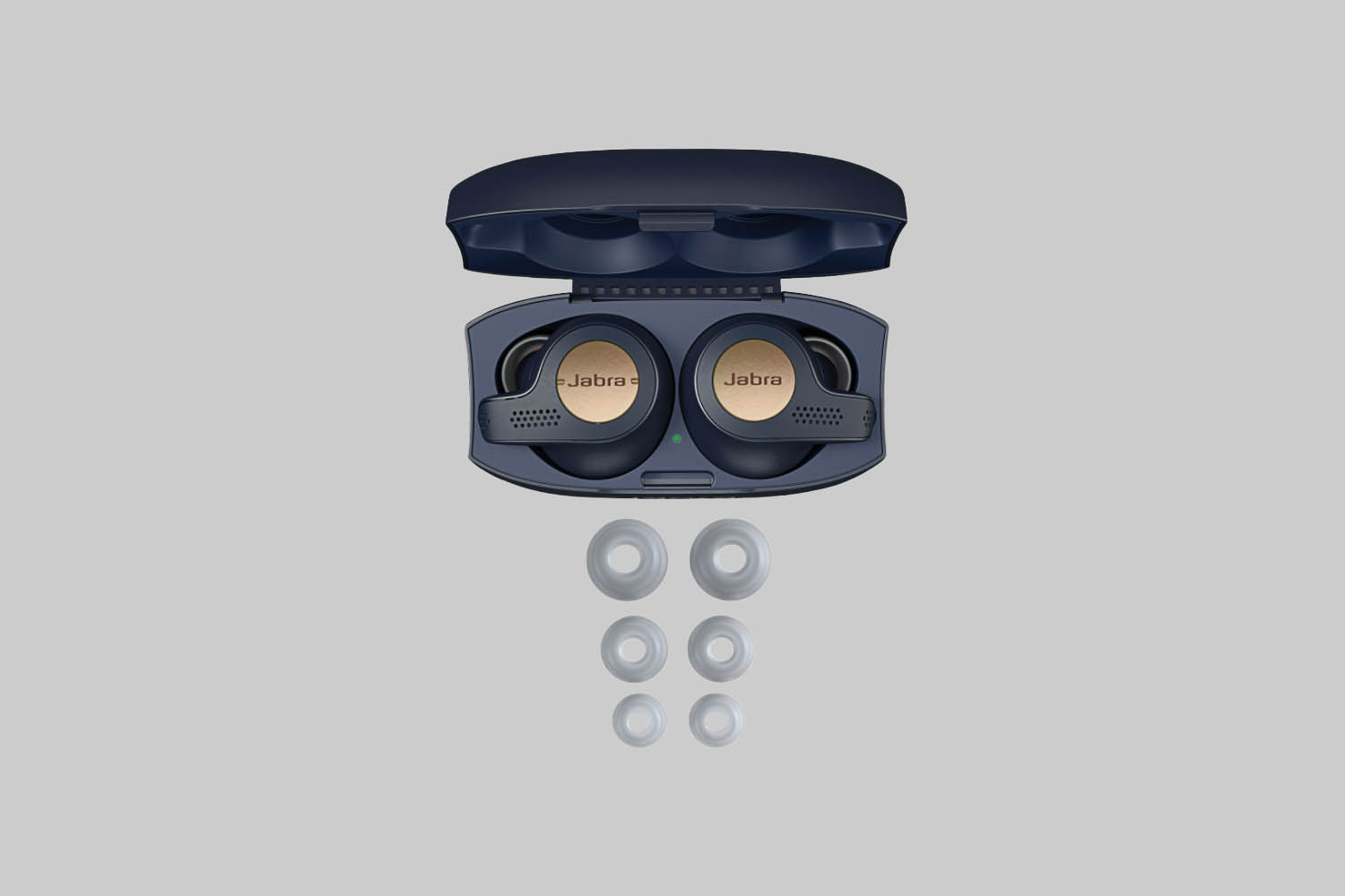 Jabra Elite Active 65t Wireless Earbuds with Charging Case (Copper Blue)