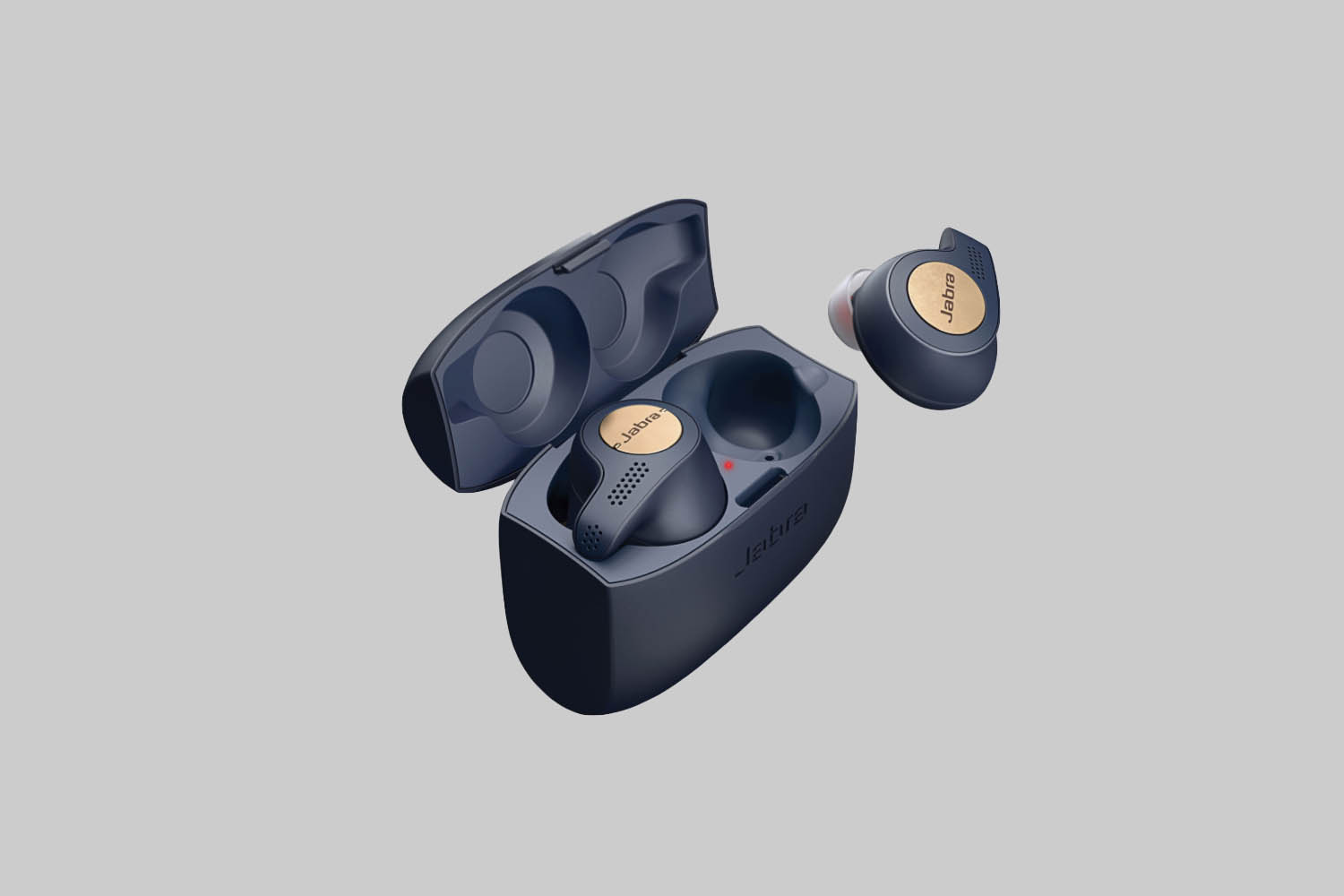 Jabra Elite Active 65t Wireless Earbuds with Charging Case (Copper Blue)